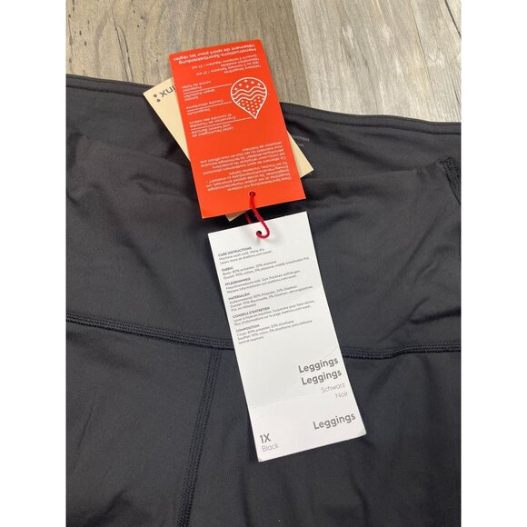 NEW Thinx Period Leggings 1X Moderate Absorption Black Pockets Athletic - Picture 5 of 11